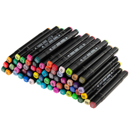 TG67373 ALKOHOL MARKER 60 STÜCK MARKER DOPPELSEITIGE MARKER