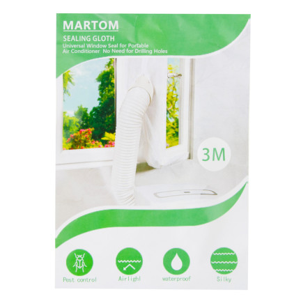 TG67384 Window Seal for Air Conditioner, 300 cm, White