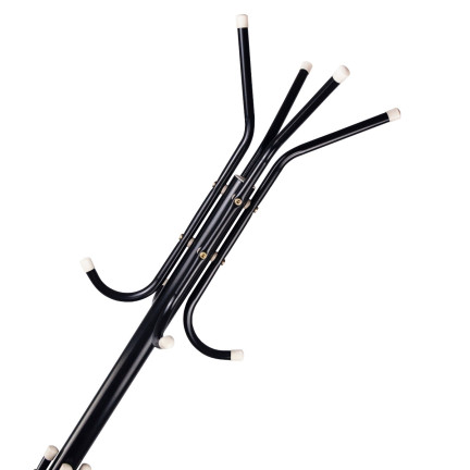 TG67388 STOJÍCÍ VĚŠÁK NA OBLEČENÍ ČERNÝ PŘEDSÍŇOVÝ VĚŠÁK