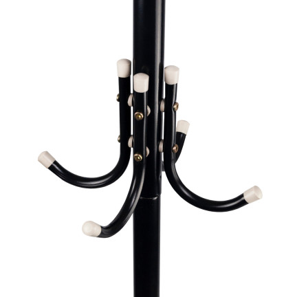 TG67388 STOJÍCÍ VĚŠÁK NA OBLEČENÍ ČERNÝ PŘEDSÍŇOVÝ VĚŠÁK