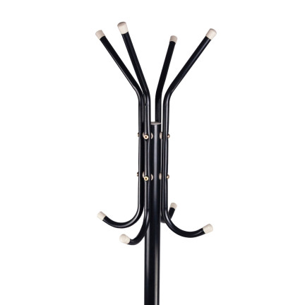 TG67388 STOJÍCÍ VĚŠÁK NA OBLEČENÍ ČERNÝ PŘEDSÍŇOVÝ VĚŠÁK