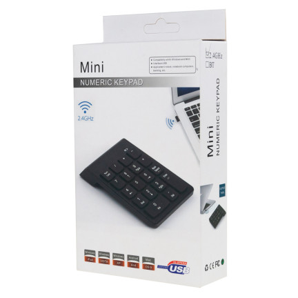 TG67391 BEZDRÁTOVÁ NUMERICKÁ KLÁVESNICE USB NOTEBOOK PC