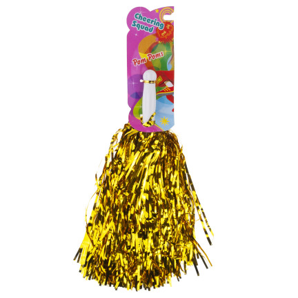 TG67401 Metallic Pom-Pom, Cheerleader Pom-Poms, Dance Pom-Poms
