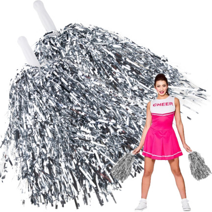 TG67401 Metallic Pom-Pom, Cheerleader Pom-Poms, Dance Pom-Poms