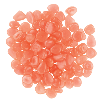 TG67713-6 Leuchtkiesel, fluoreszierende Steine, 100 Stück dekorativ
