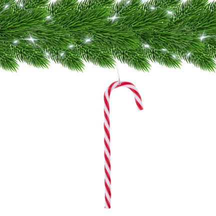 TG67913 ANHÄNGER ZUCKERSTANGE WEIHNACHTSBAUMKUGELN