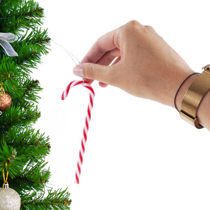 TG67913 ANHÄNGER ZUCKERSTANGE WEIHNACHTSBAUMKUGELN