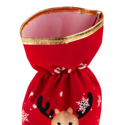 TG69024 FLASCHE FALL WEIHNACHTEN TASCHE GESCHENKE WEIN STOFF