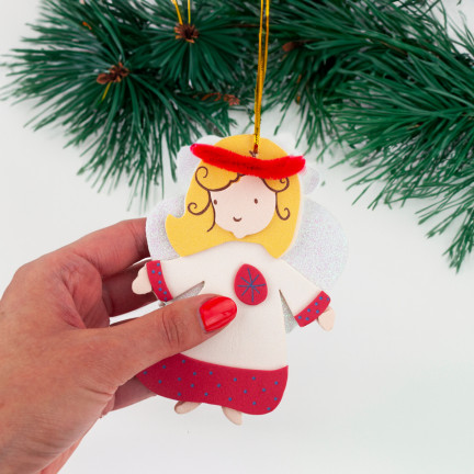 TG69074 WEIHNACHTEN ANHÄNGER WEIHNACHTSBAUMSCHMUCK FENSTERDEKORATION SCHAUMSTOFF DIY