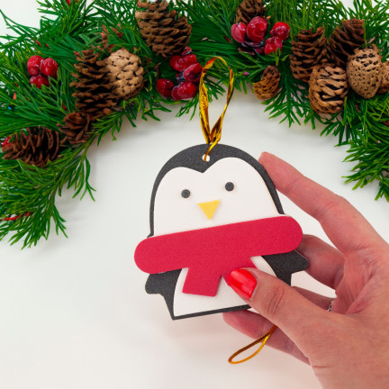 TG69074 WEIHNACHTEN ANHÄNGER WEIHNACHTSBAUMSCHMUCK FENSTERDEKORATION SCHAUMSTOFF DIY