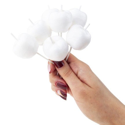 TG69139-1 JABŁUSZKA JABUŁKA NA DRUCIKU PIKU OZDOBNE WIANKI STROIKI 8SZT