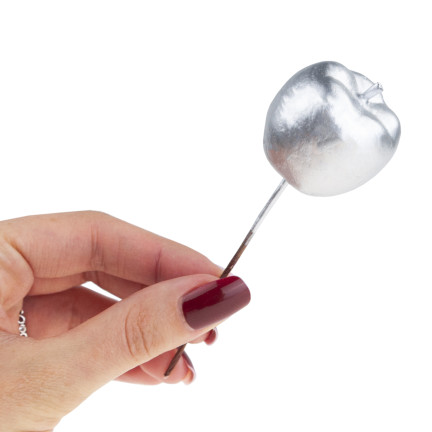 TG69139-2 JABŁUSZKA JABUŁKA NA DRUCIKU PIKU OZDOBNE WIANKI STROIKI 8SZT