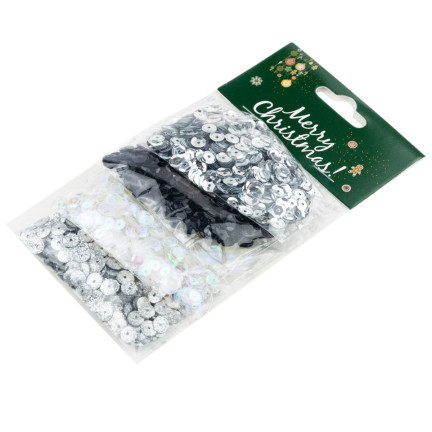 TG69526 DEKORATIVE PAILLETTEN SET 6MM DEKORATIV X4 FARBEN