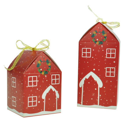 TG70168 ADVENTSKALENDER DIY HÄUSER WEIHNACHTEN FÜLLUNG BOXEN KIT