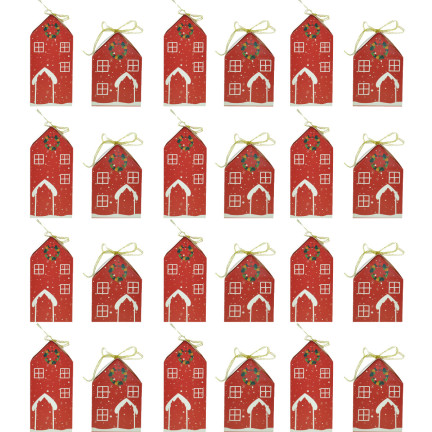 TG70168 ADVENTSKALENDER DIY HÄUSER WEIHNACHTEN FÜLLUNG BOXEN KIT