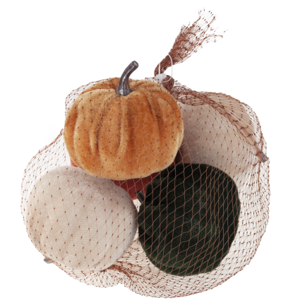 TG70186 KÜNSTLICHE KÜRBISSE 5PCS HALLOWEEN HERBST DEKORATIONEN