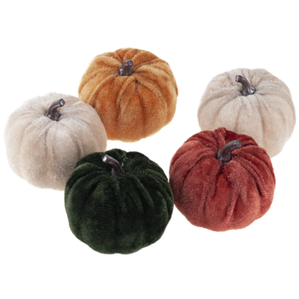 TG70186 KÜNSTLICHE KÜRBISSE 5PCS HALLOWEEN HERBST DEKORATIONEN