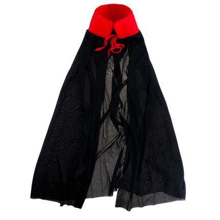 Pirátský kostým, černý, dětský halloweenský převlek, klobouk a plášť, sada