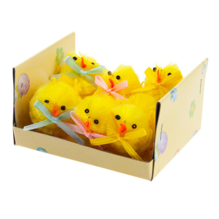 TG70403-1 EARLY CHICKENS Ostern Hühner Weihnachten Figuren 6pcs