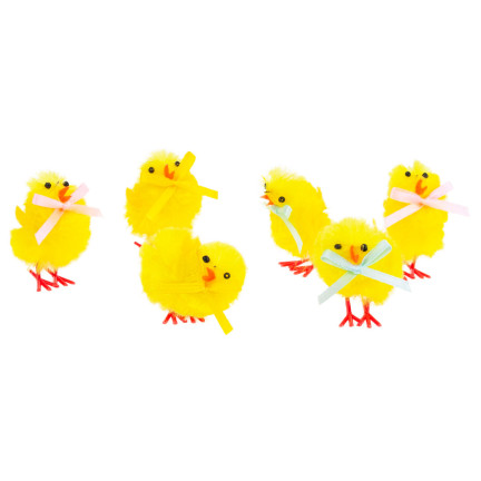 TG70403-1 EARLY CHICKENS Ostern Hühner Weihnachten Figuren 6pcs