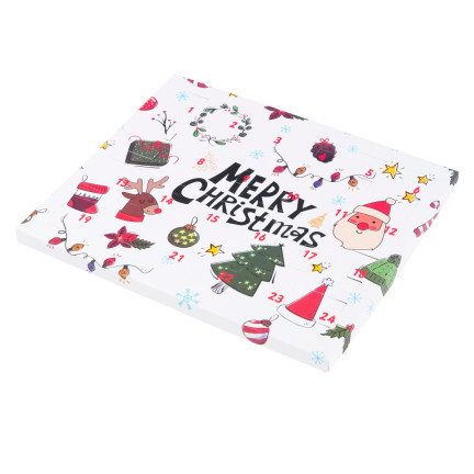 TG70495 ADVENTNÍ KALENDÁŘ ŠPERKY NÁRAMEK DÁREK ZLATÉ PŘÍVĚSKY DIY