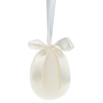 TG70500-1 FLOCKED EGG VELIKONOČNÍ DEKORACE DEKORACE VAJÍČEK PRO STŘEDOVÉ DEKORACE