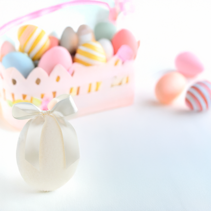 TG70500-1 FLOCKED EGG VELIKONOČNÍ DEKORACE DEKORACE VAJÍČEK PRO STŘEDOVÉ DEKORACE