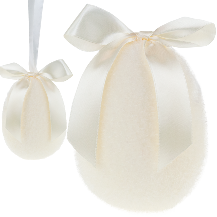 TG70500-1 FLOCKED EGG VELIKONOČNÍ DEKORACE DEKORACE VAJÍČEK PRO STŘEDOVÉ DEKORACE