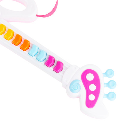 TG71058 INTERAKTIVE ROCK-GITARRE FÜR KINDER LEUCHTET SPIELT LED MUSIKINSTRUMENT