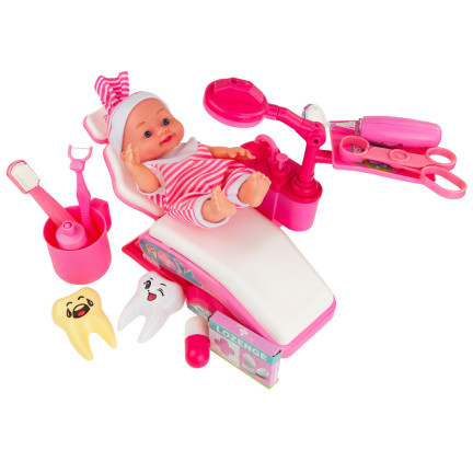 TG71066 DENTIST DUMMY DOLLY STOMATOLOGIST ZUBEHÖR GENTURE KIT Puppendoktor