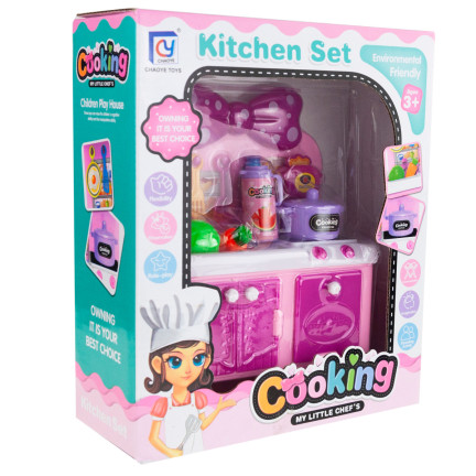 TG71072 KINDERKÜCHE SPÜLE BRENNER KOCHSET MIT ZUBEHÖR