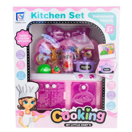 TG71072 KINDERKÜCHE SPÜLE BRENNER KOCHSET MIT ZUBEHÖR