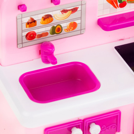 TG71072 KINDERKÜCHE SPÜLE BRENNER KOCHSET MIT ZUBEHÖR