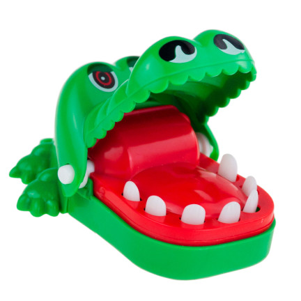 TG71075 MINI HRA KROKODYL KAJMAN SICK TOOT AT THE DENTIST GIFT HANDLE