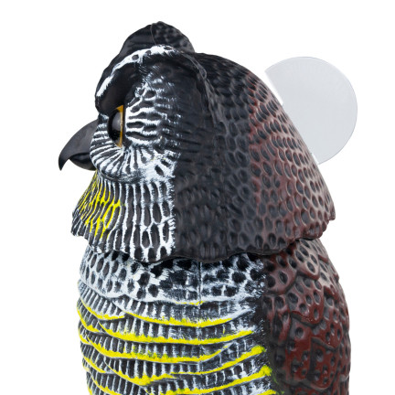 TG71078 MAUS VOGEL ABSCHRECKUNG EULE MIT BEWEGLICHEN KOPF REALISTISCHE EULE