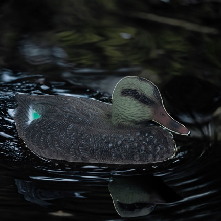 TG71079 KUNSTSTOFF-ENTE SCHWIMMENDE DEKORATION IM FREIEN REALISTISCH