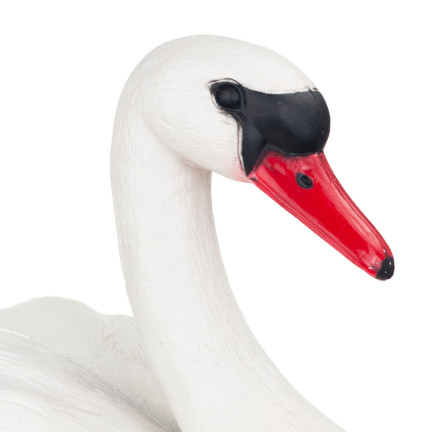 TG71080 SCHWAN KUNSTSTOFF SCHWIMMENDE FIGUR SCHWAN TEICH FIGUR