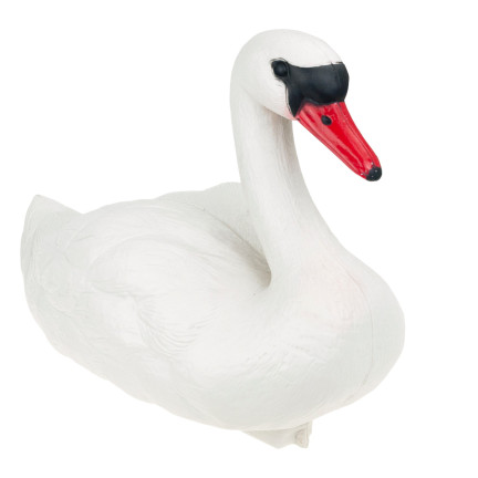 TG71080 SCHWAN KUNSTSTOFF SCHWIMMENDE FIGUR SCHWAN TEICH FIGUR