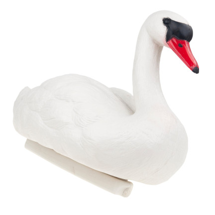 TG71080 SCHWAN KUNSTSTOFF SCHWIMMENDE FIGUR SCHWAN TEICH FIGUR