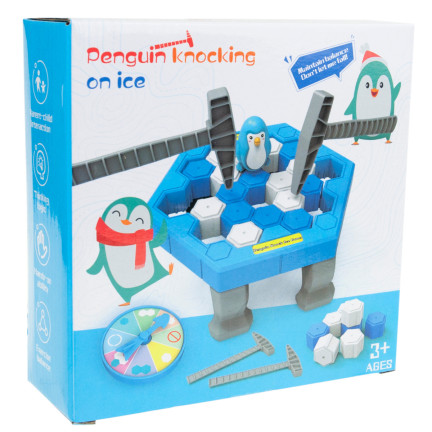 TG71161 PENGUINS FAMILY ARCADE GAME ICE BREAKING LEDOVÁ PAST S TUČŇÁKY