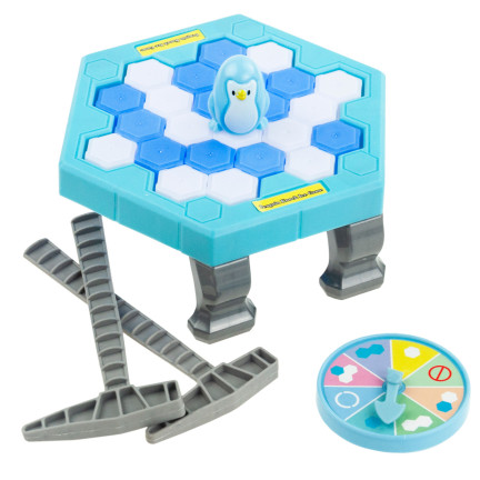 TG71161 PENGUINS FAMILY ARCADE GAME ICE BREAKING LEDOVÁ PAST S TUČŇÁKY