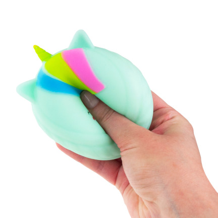 TG71174 SQUEEZE SQUISHY ANTI-STRESS-SPIELZEUG EINHORN REGENBOGEN SENSORISCHE SQUISHY