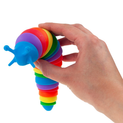 TG71182 ANTI-STRESS-RAUPENSCHNECKE SENSORISCH ANTI-STRESS-FINGERSCHNECKE