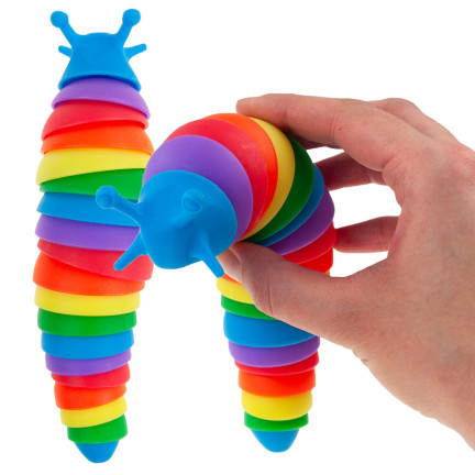 TG71182 ANTI-STRESS-RAUPENSCHNECKE SENSORISCH ANTI-STRESS-FINGERSCHNECKE