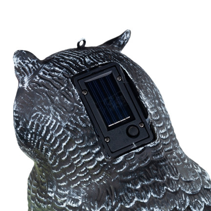 TG71190 Eule Maus Vogel Abschreckung mit Ton und leuchtenden Augen LED Kopf