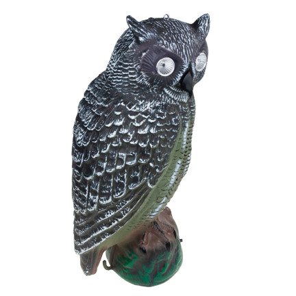 TG71190 Eule Maus Vogel Abschreckung mit Ton und leuchtenden Augen LED Kopf