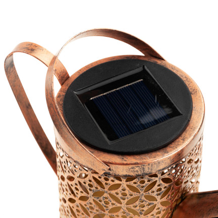 TG71284 SOLAR GIESSKANNENLAMPE GARTEN DEKORATIVE LAMPE