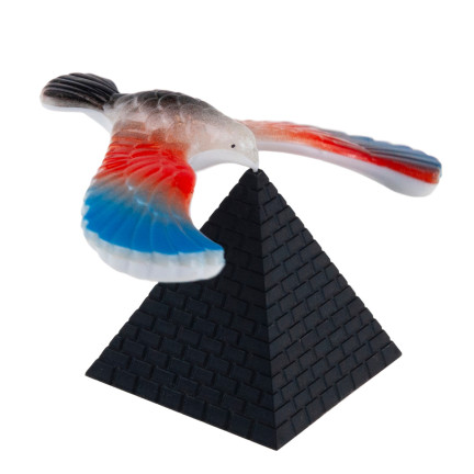 TG71289 MAGICKÁ PYRAMIDA BALANCUJÍCÍ PTÁK ANTIGRAVITAČNÍ BALANČNÍ FIGURKA