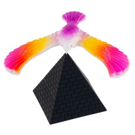 TG71289 MAGICKÁ PYRAMIDA BALANCUJÍCÍ PTÁK ANTIGRAVITAČNÍ BALANČNÍ FIGURKA