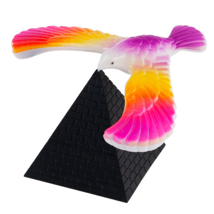 TG71289 MAGICKÁ PYRAMIDA BALANCUJÍCÍ PTÁK ANTIGRAVITAČNÍ BALANČNÍ FIGURKA